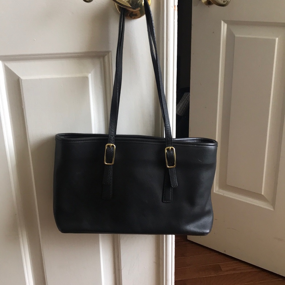 Coach purse in black,  all leather